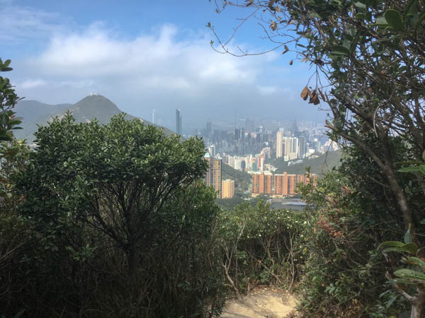 Hong Kong Aufstieg zum Violett Hill