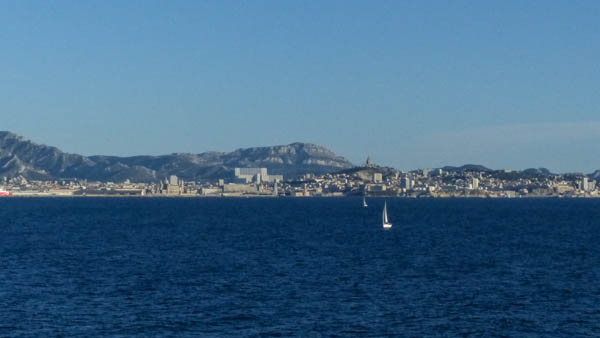 Marseille Blick vom Schiff