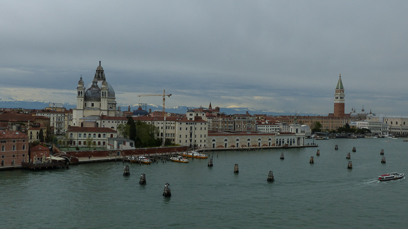 Lagune von Venedig Markusdom und Kampanile