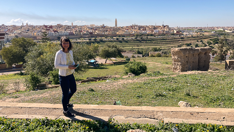 Panoramablick auf die Königsstadt Meknès