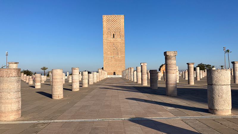 Hassan-Turm und unvollendeten Moschee Rabat
