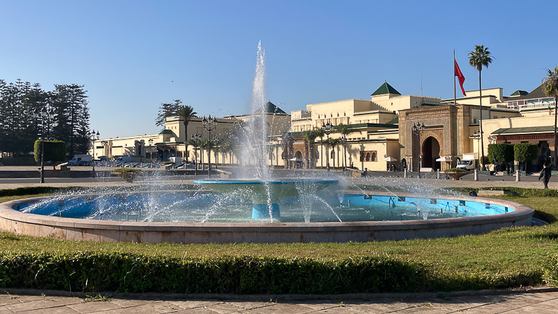 Paradeplatz mit Königspalast Rabat