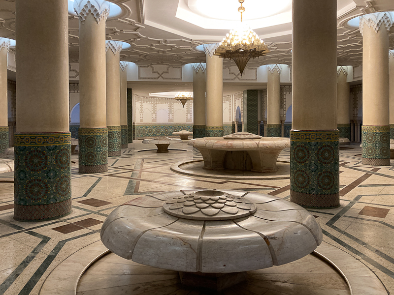 Untergeschoss Hassan-II-Moschee Casablanca