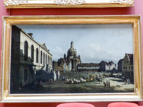 Canaletto, "Der Neumarkt in Dresden"