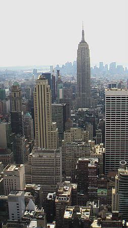 Blick vom Rockefeller Center